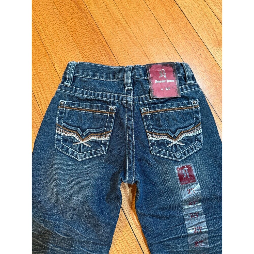 Nordstrom Request Boys Fashion Jeans Size 2T Straight Adjustable Waist NEW W TAG